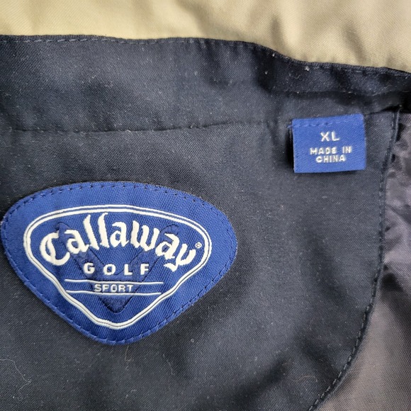 Callaway Golf Sport Jacket‎ Mens XL Full Zip Collared Navy Blue - Picture 4 of 12